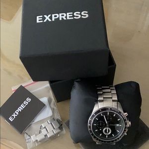 Express Men’s Stainless Steel Watch